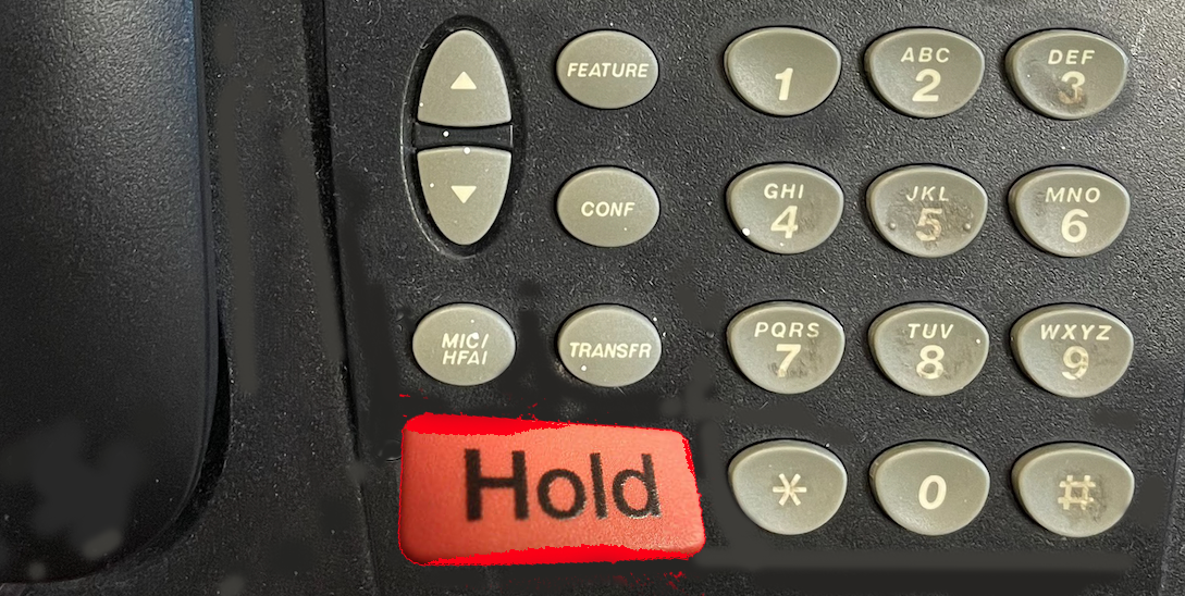 Message on hold Company